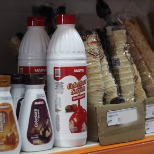 ITENS PARA SORVETE NA MACRO EMBALAGENS EM TAUBATÉ